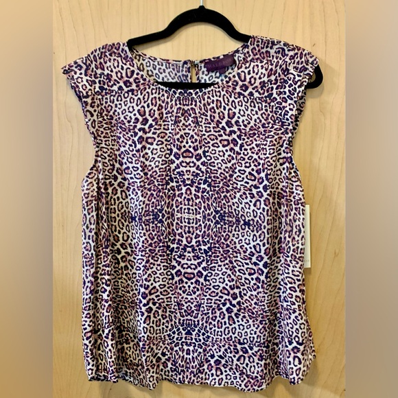 Hale Bob Cap Sleeve Blouse - Picture 1 of 9